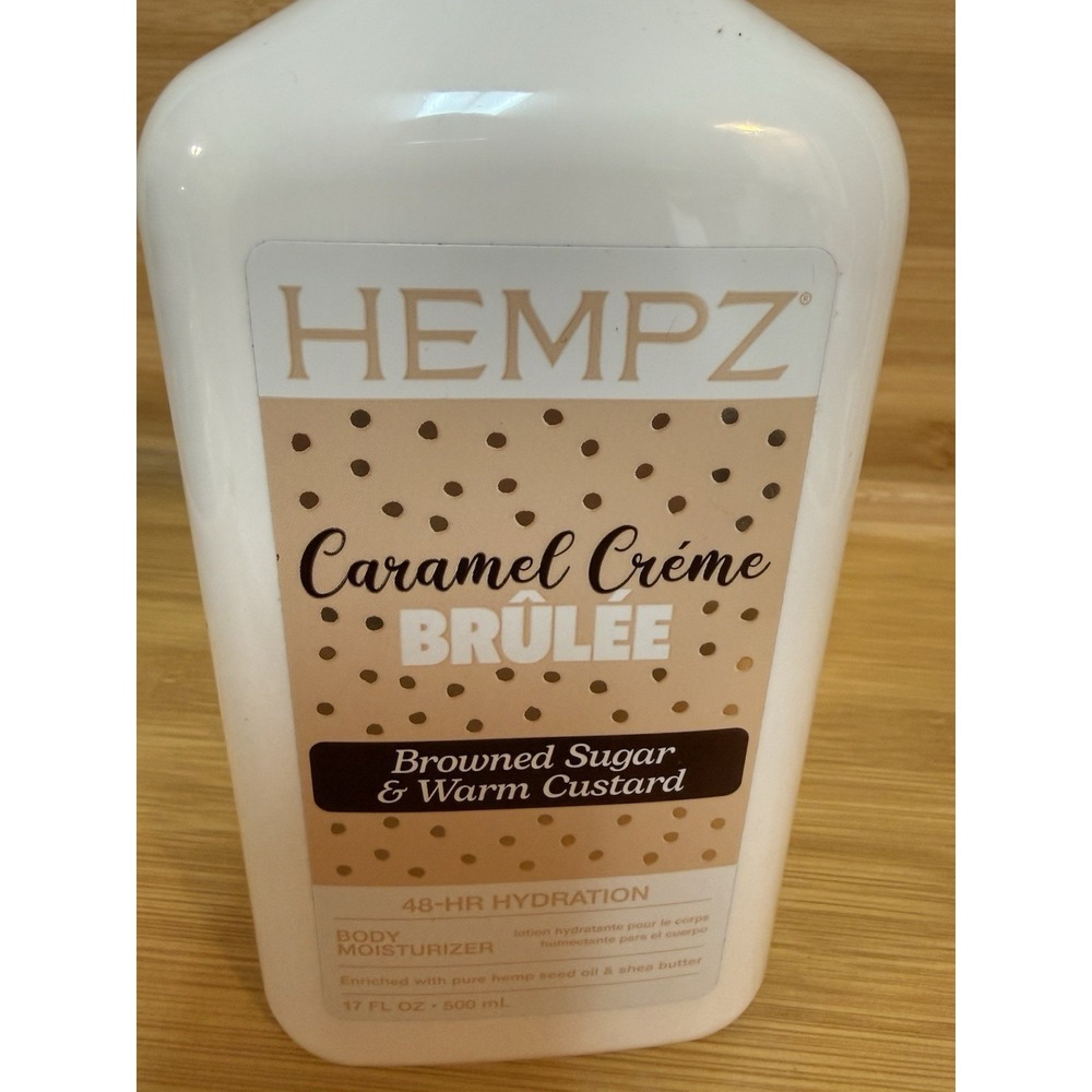 HEMPZ Caramel Crème Brulé Limited Edition Brown Sugar, And Warm Custard-HYDRATE